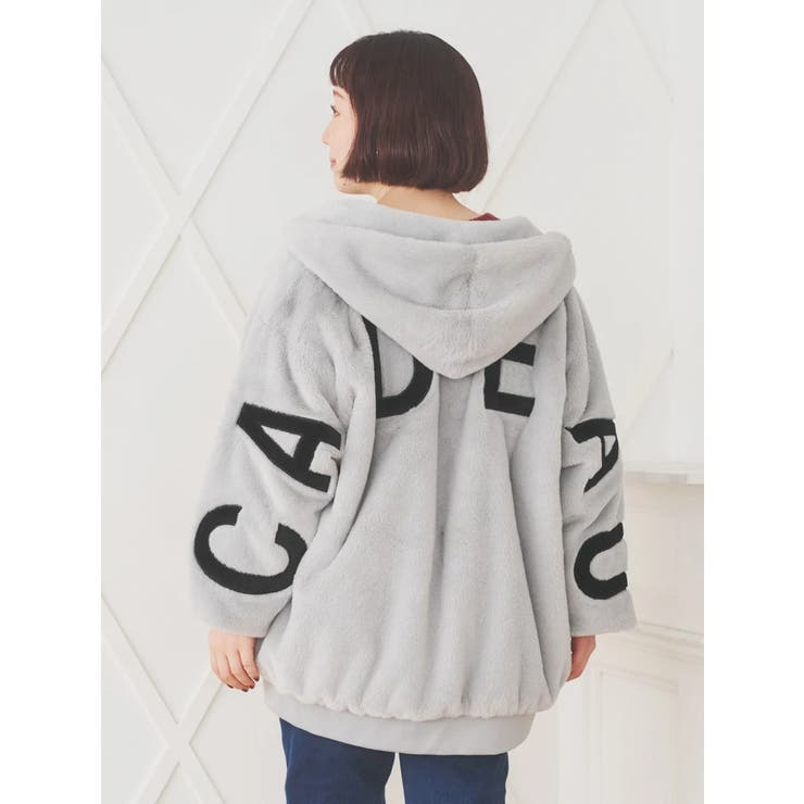 バックロゴフェイクファーパーカーブルゾン | Re-J＆SUPURE | 詳細画像47 