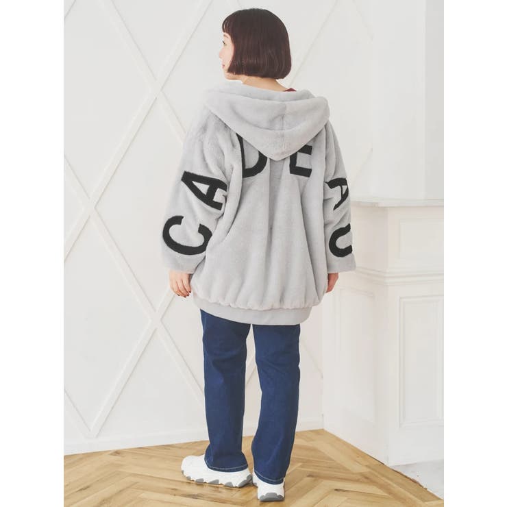 バックロゴフェイクファーパーカーブルゾン | Re-J＆SUPURE | 詳細画像52 