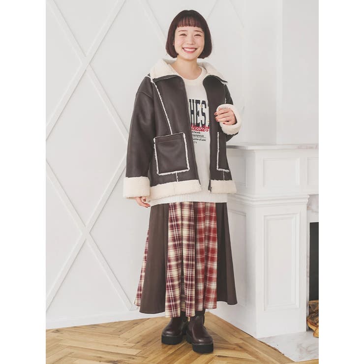 合皮ムートンジャケット | Re-J＆SUPURE | 詳細画像23 