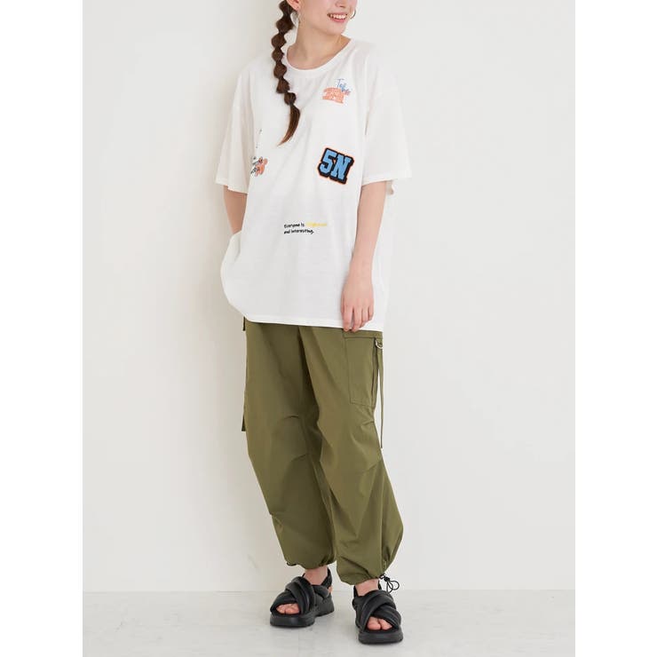 ワッペン×刺繍ロゴTシャツ | Re-J＆SUPURE | 詳細画像5 
