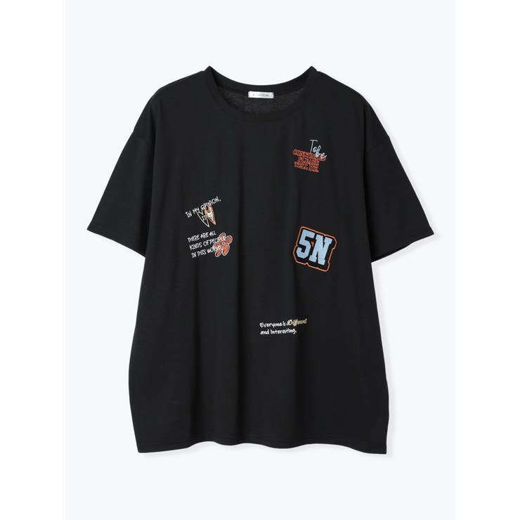 ワッペン×刺繍ロゴTシャツ | Re-J＆SUPURE | 詳細画像20 