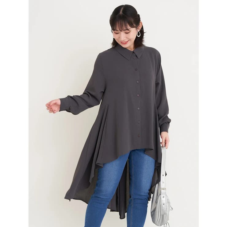 濃グレー | イレヘムシャツワンピース | Re-J＆SUPURE