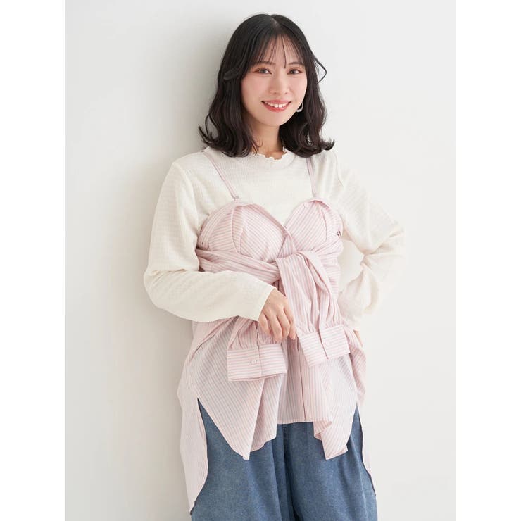 カットシャーリングプチハイネックトップス | Re-J＆SUPURE | 詳細画像4 