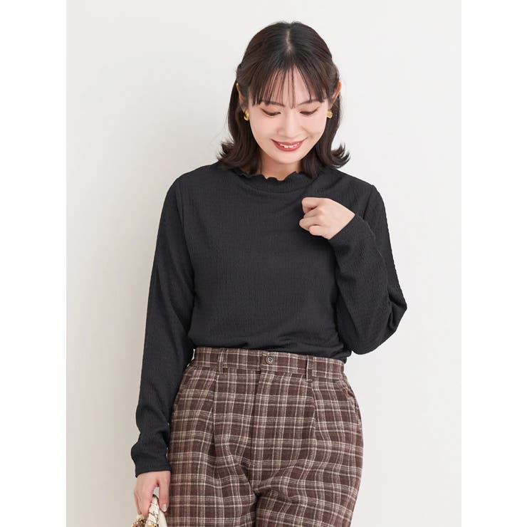 カットシャーリングプチハイネックトップス | Re-J＆SUPURE | 詳細画像35 