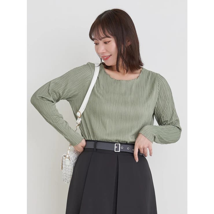 ウエーブジャガードトップス | Re-J＆SUPURE | 詳細画像1 