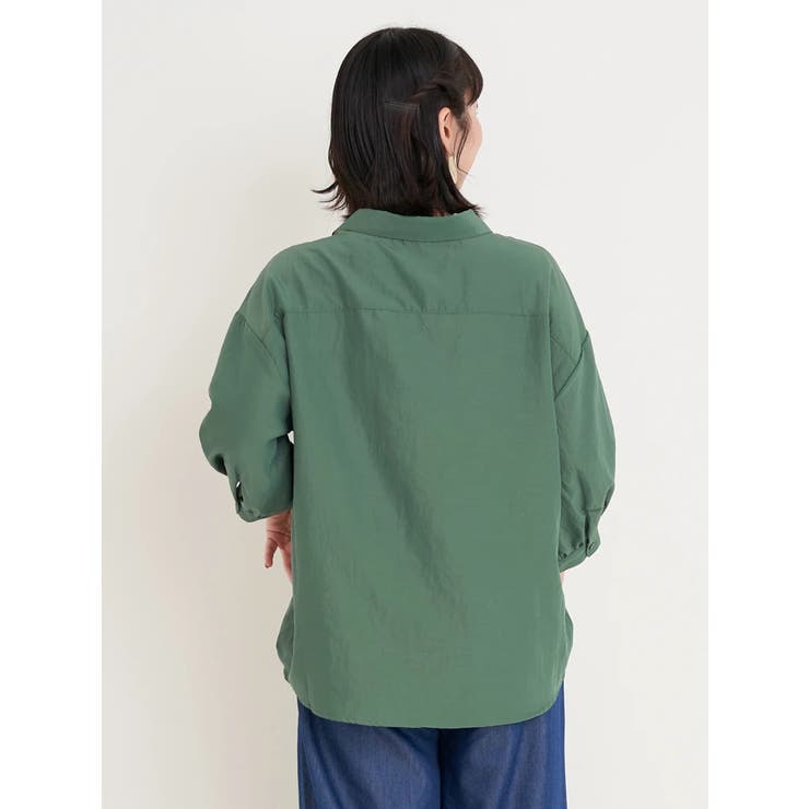 コード刺繍裾タックスキッパーシャツ | Re-J＆SUPURE | 詳細画像14 