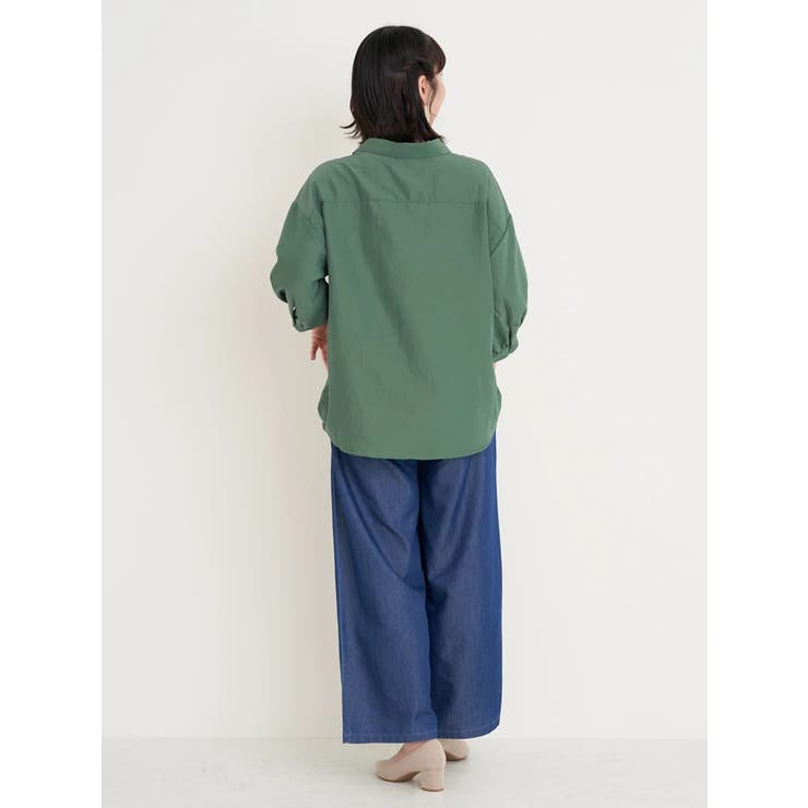 コード刺繍裾タックスキッパーシャツ | Re-J＆SUPURE | 詳細画像19 