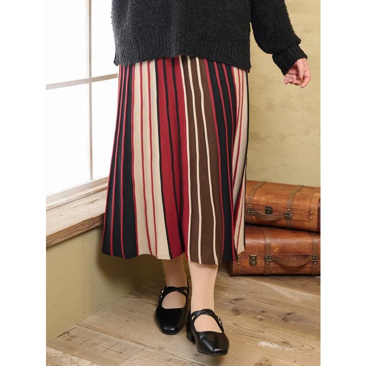 【Komachiコラボ】ストライプニットスカート | Re-J＆SUPURE | 詳細画像33 