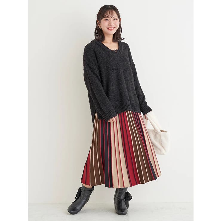 【Komachiコラボ】ストライプニットスカート | Re-J＆SUPURE | 詳細画像45 