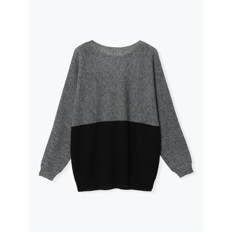 畦編み切り替えドルマンニットトップス | Re-J＆SUPURE | 詳細画像22 