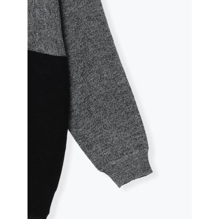 畦編み切り替えドルマンニットトップス | Re-J＆SUPURE | 詳細画像25 