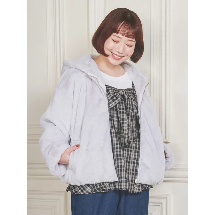 フェイクファーパーカーブルゾン | Re-J＆SUPURE | 詳細画像2 