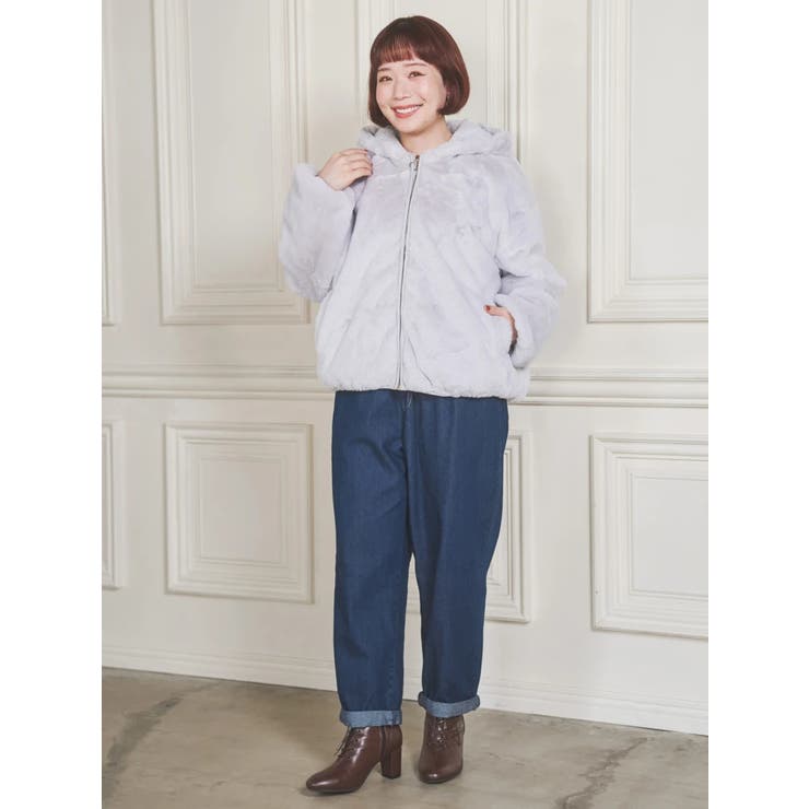 フェイクファーパーカーブルゾン | Re-J＆SUPURE | 詳細画像10 