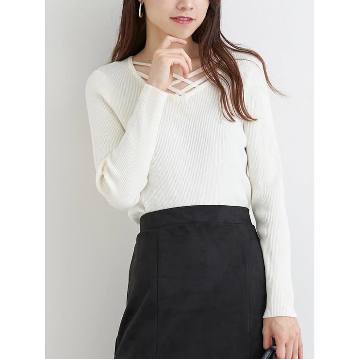 フロントクロスリブニットプルオーバー | Re-J＆SUPURE | 詳細画像10 