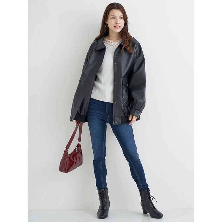 フロントクロスリブラメニットプルオーバー | Re-J＆SUPURE | 詳細画像16 