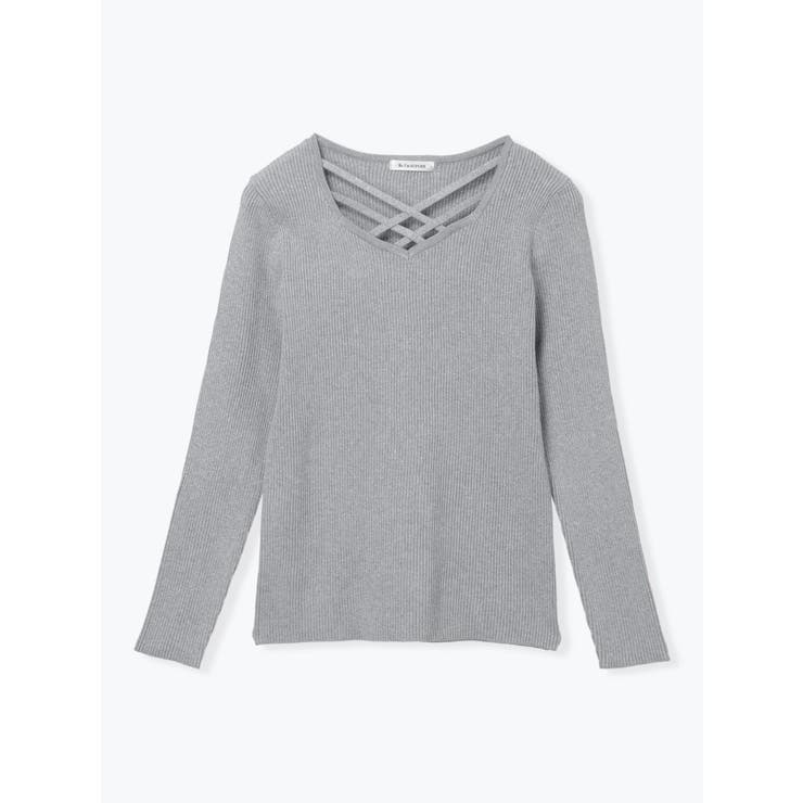 フロントクロスリブラメニットプルオーバー | Re-J＆SUPURE | 詳細画像29 