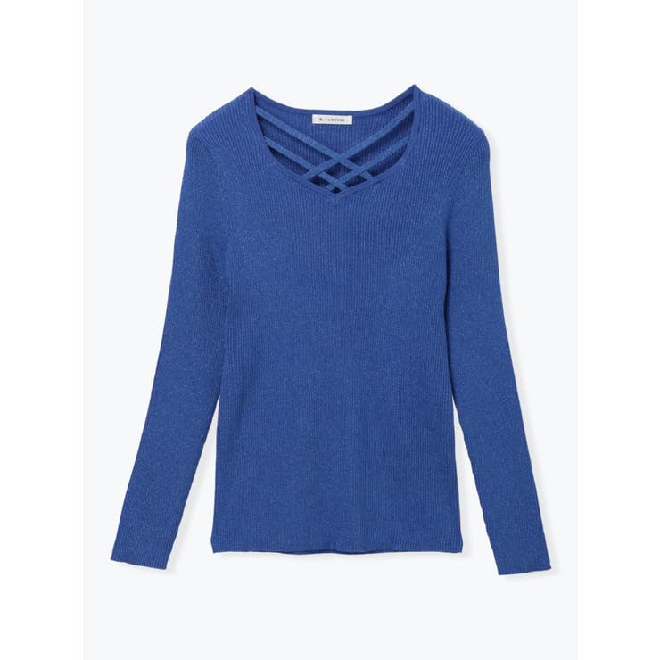 フロントクロスリブラメニットプルオーバー | Re-J＆SUPURE | 詳細画像30 