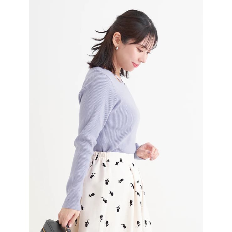 ビジュー付きネックストリングトップス | Re-J＆SUPURE | 詳細画像3 