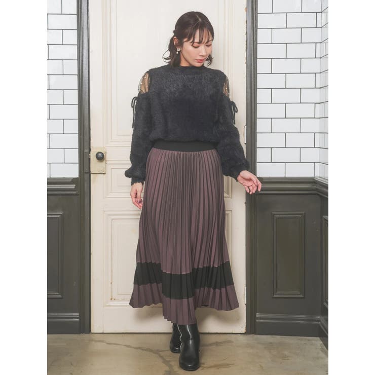 ショルダーチュールフェザーニット | Re-J＆SUPURE | 詳細画像32 