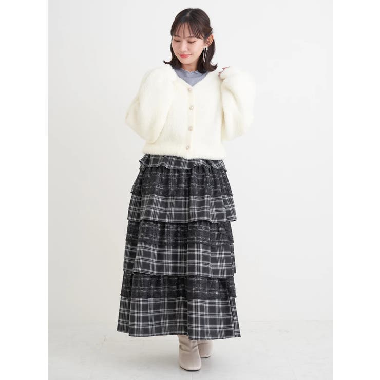 マルチパールボタンシャギーニットカーディガン | Re-J＆SUPURE | 詳細画像31 