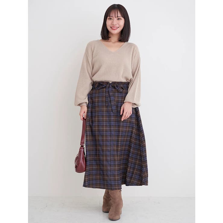 畦編み袖ボリュームニットトップス | Re-J＆SUPURE | 詳細画像5 