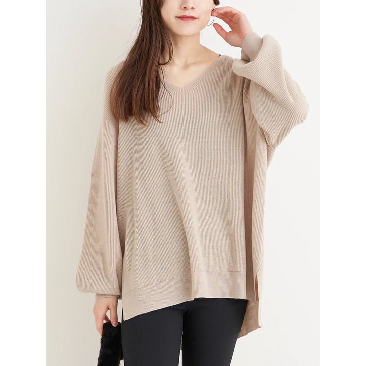 畦編み袖ボリュームニットトップス | Re-J＆SUPURE | 詳細画像11 