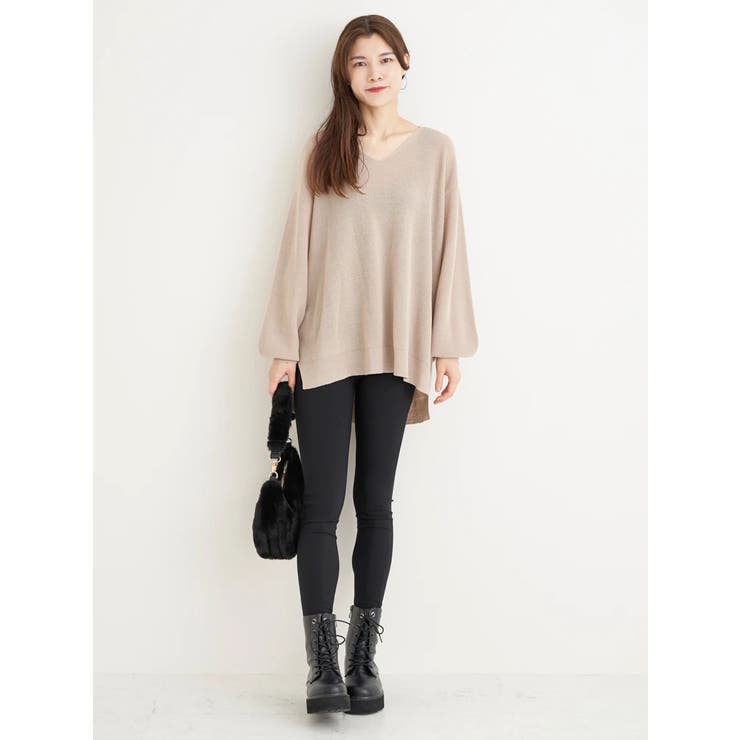 畦編み袖ボリュームニットトップス | Re-J＆SUPURE | 詳細画像12 