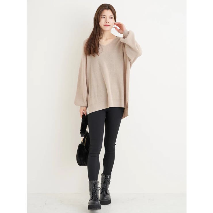 畦編み袖ボリュームニットトップス | Re-J＆SUPURE | 詳細画像14 