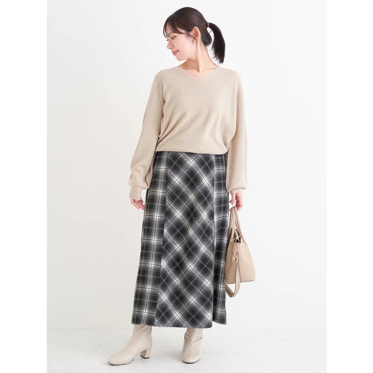 畦編み袖ボリュームニットトップス | Re-J＆SUPURE | 詳細画像15 