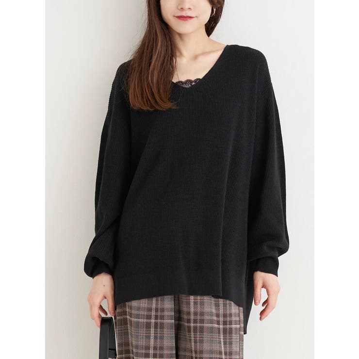 畦編み袖ボリュームニットトップス | Re-J＆SUPURE | 詳細画像33 