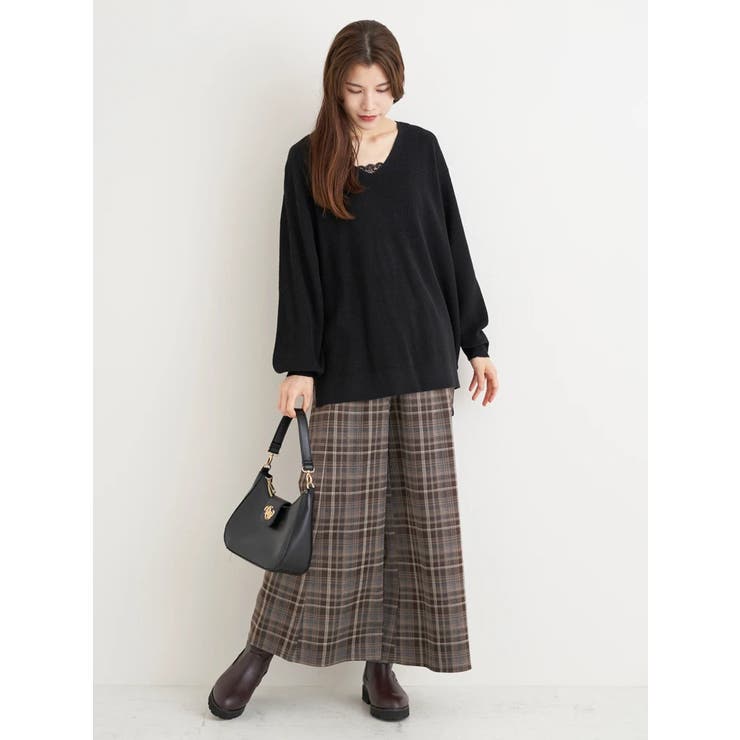 畦編み袖ボリュームニットトップス | Re-J＆SUPURE | 詳細画像36 