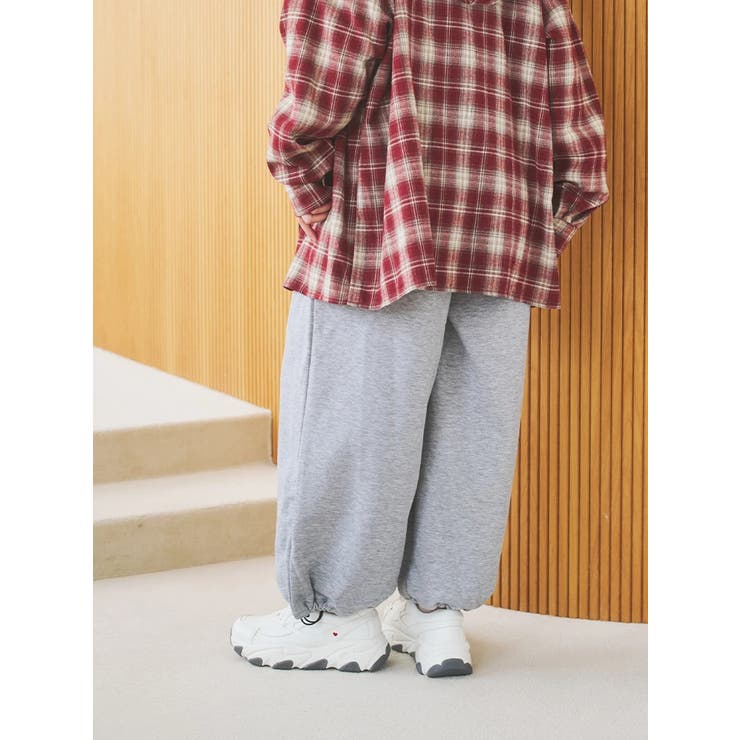 裾ドロストスウェットワイドパンツ | Re-J＆SUPURE | 詳細画像3 