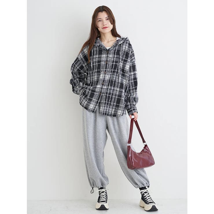 裾ドロストスウェットワイドパンツ | Re-J＆SUPURE | 詳細画像23 