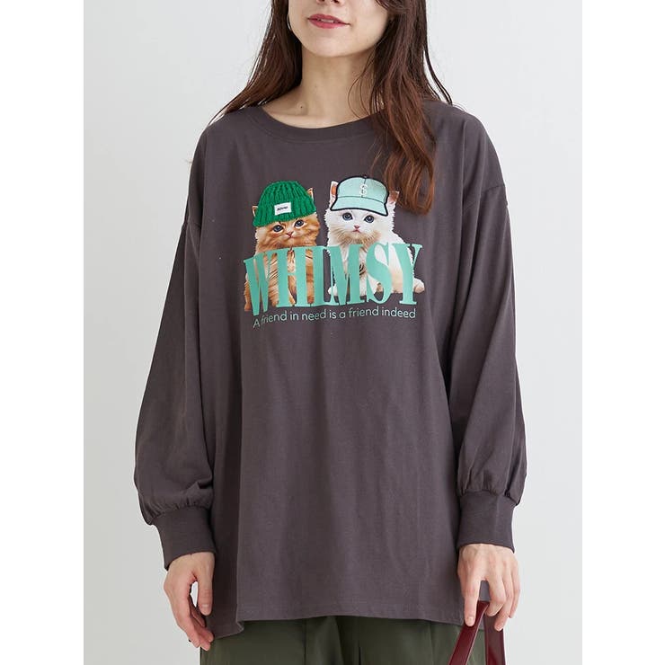 帽子×ネコロングTシャツ | Re-J＆SUPURE | 詳細画像2 