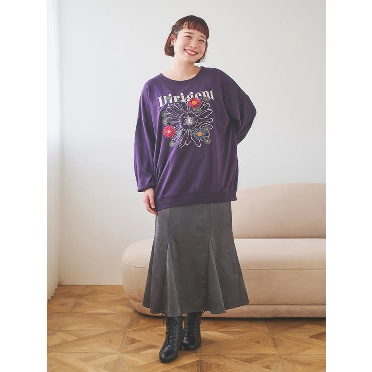 メニーフラワー刺繍裏毛トップス | Re-J＆SUPURE | 詳細画像16 