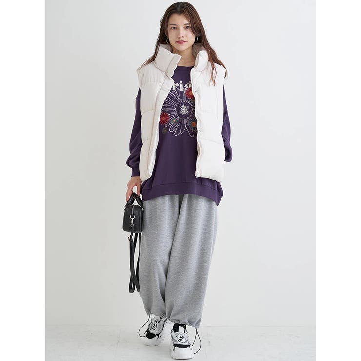 メニーフラワー刺繍裏毛トップス | Re-J＆SUPURE | 詳細画像23 