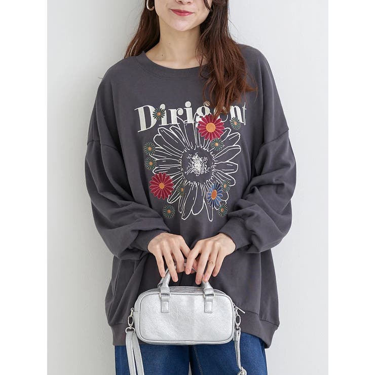 メニーフラワー刺繍裏毛トップス | Re-J＆SUPURE | 詳細画像25 