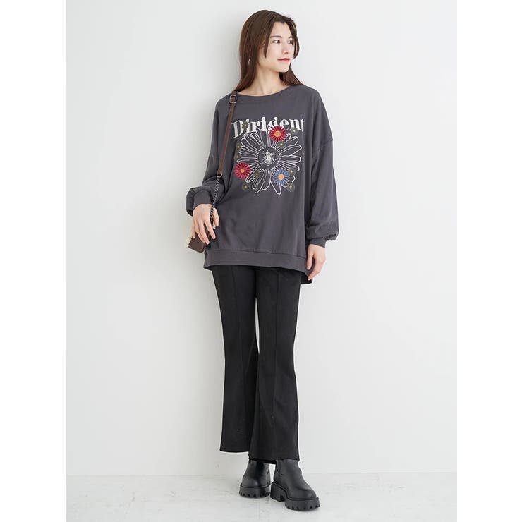 メニーフラワー刺繍裏毛トップス | Re-J＆SUPURE | 詳細画像34 