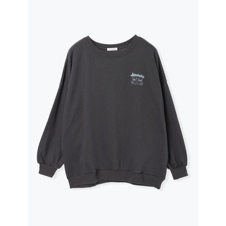 BACKクマ刺繍裏毛トップス | Re-J＆SUPURE | 詳細画像20 