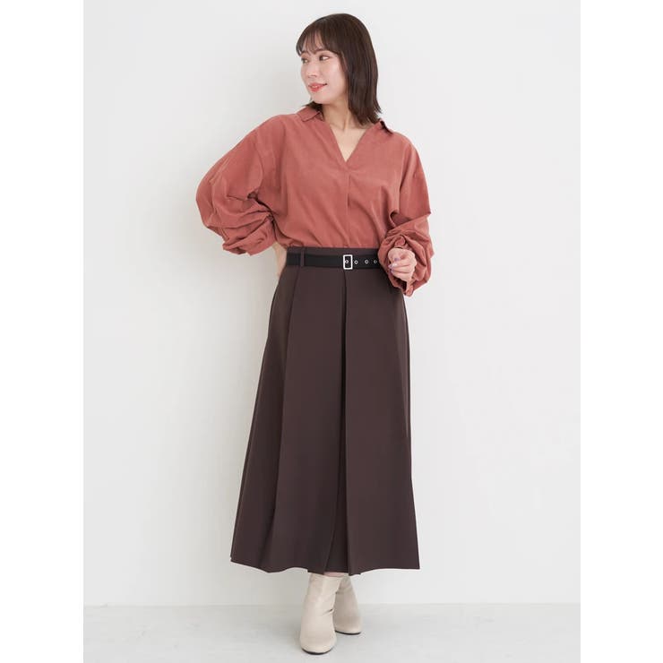 ピーチ起毛タックスリーブスキッパーシャツ | Re-J＆SUPURE | 詳細画像16 