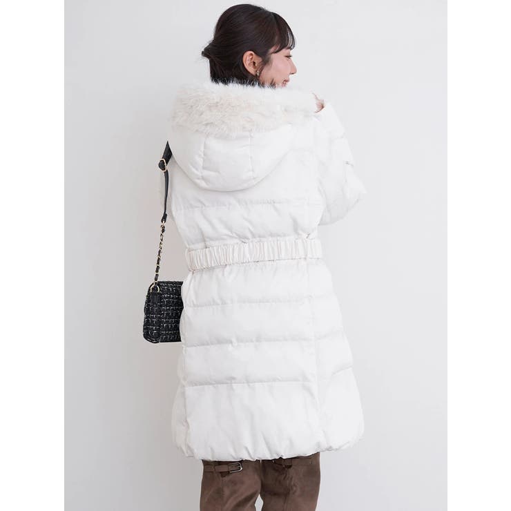 フードファーベルト付き中綿コート | Re-J＆SUPURE | 詳細画像20 