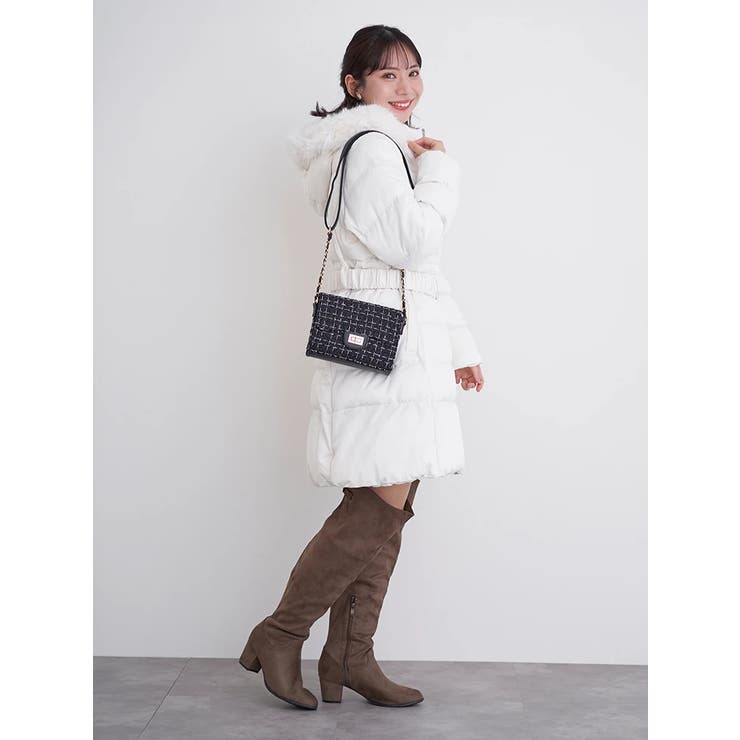 フードファーベルト付き中綿コート | Re-J＆SUPURE | 詳細画像24 