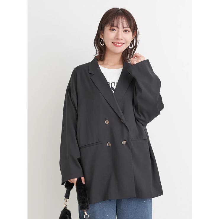 美品　yori バルーンスリーブ ジャケット 黒 接触冷感／吸水速乾／洗える／テーラード】ハーフスリーブ