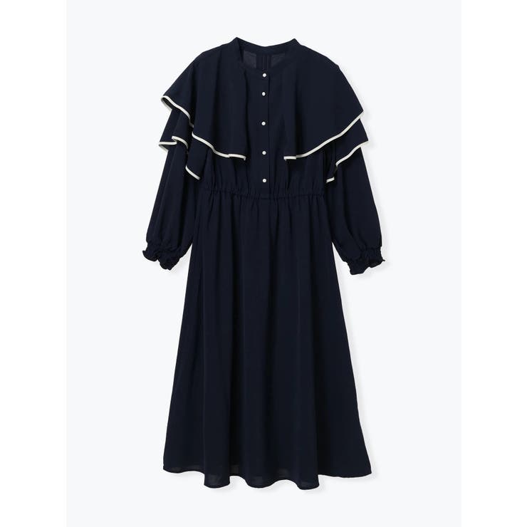 配色フリルケープワンピース | Re-J＆SUPURE | 詳細画像10 