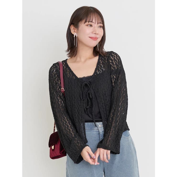 ダブルリボンレースカーディガン | Re-J＆SUPURE | 詳細画像9 