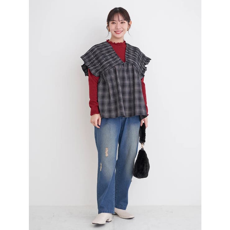 プチハイネックメロートップス | Re-J＆SUPURE | 詳細画像11 