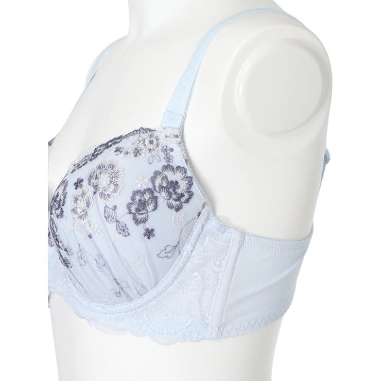 [D85-I95］フラワーレースソフトワイヤーブラ＆ショーツ(モールドカップ) | Re-J＆SUPURE | 詳細画像7 