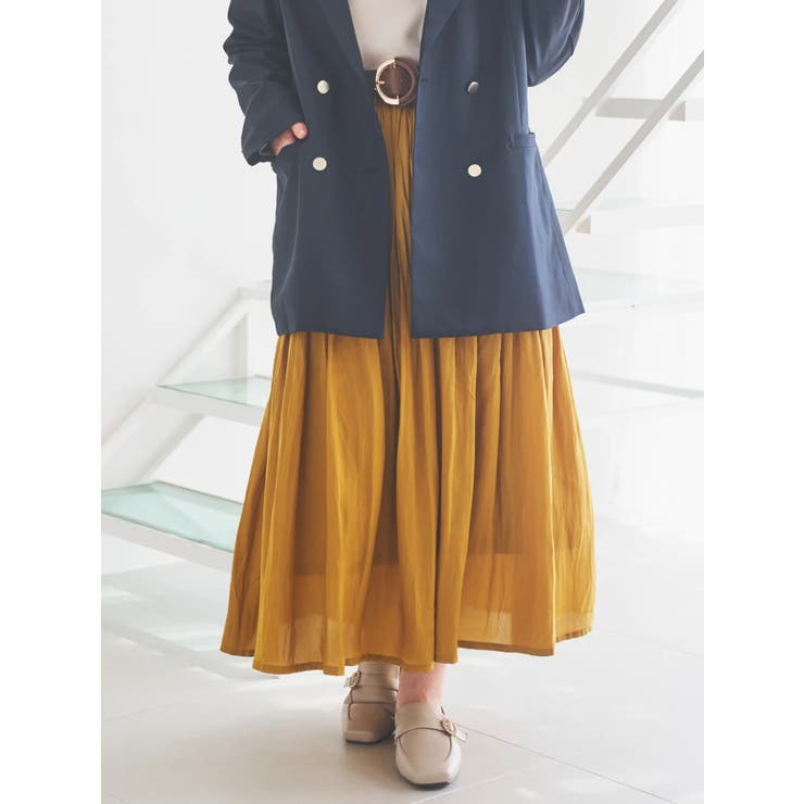 サテンギャザースカート | Re-J＆SUPURE | 詳細画像2 