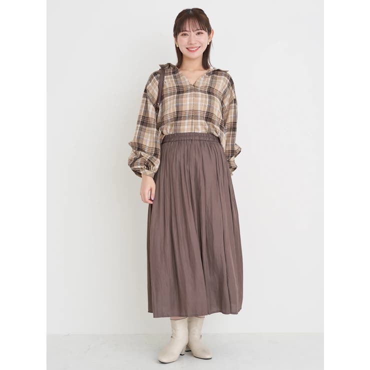 サテンギャザースカート | Re-J＆SUPURE | 詳細画像40 