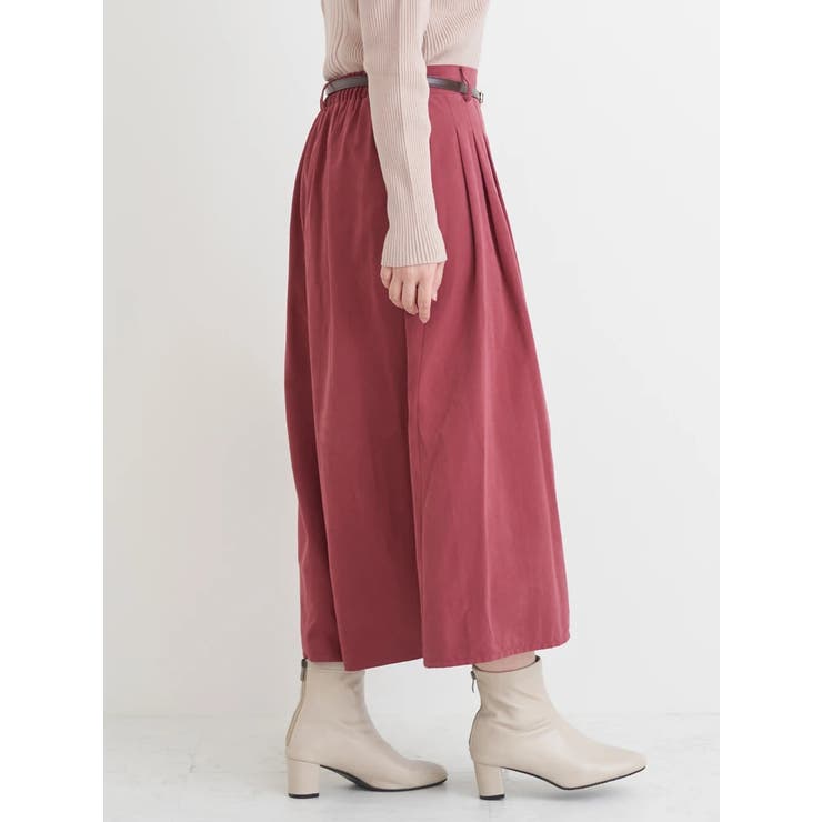 ベルト付きピーチ起毛タックワイドパンツ | Re-J＆SUPURE | 詳細画像13 